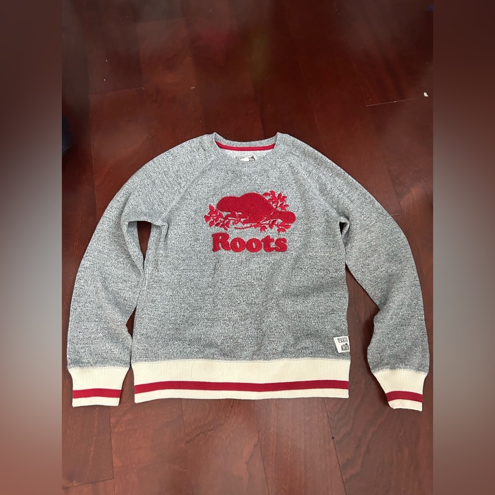 Roots Canada Fleece Youth Crewneck Sweater